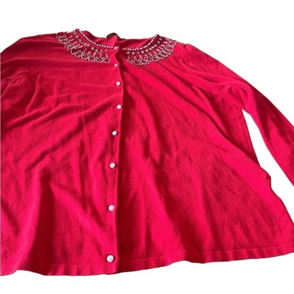 Bellini sweater set, a cardigan with a sleeveless tank, size XL - Picture 1 of 6